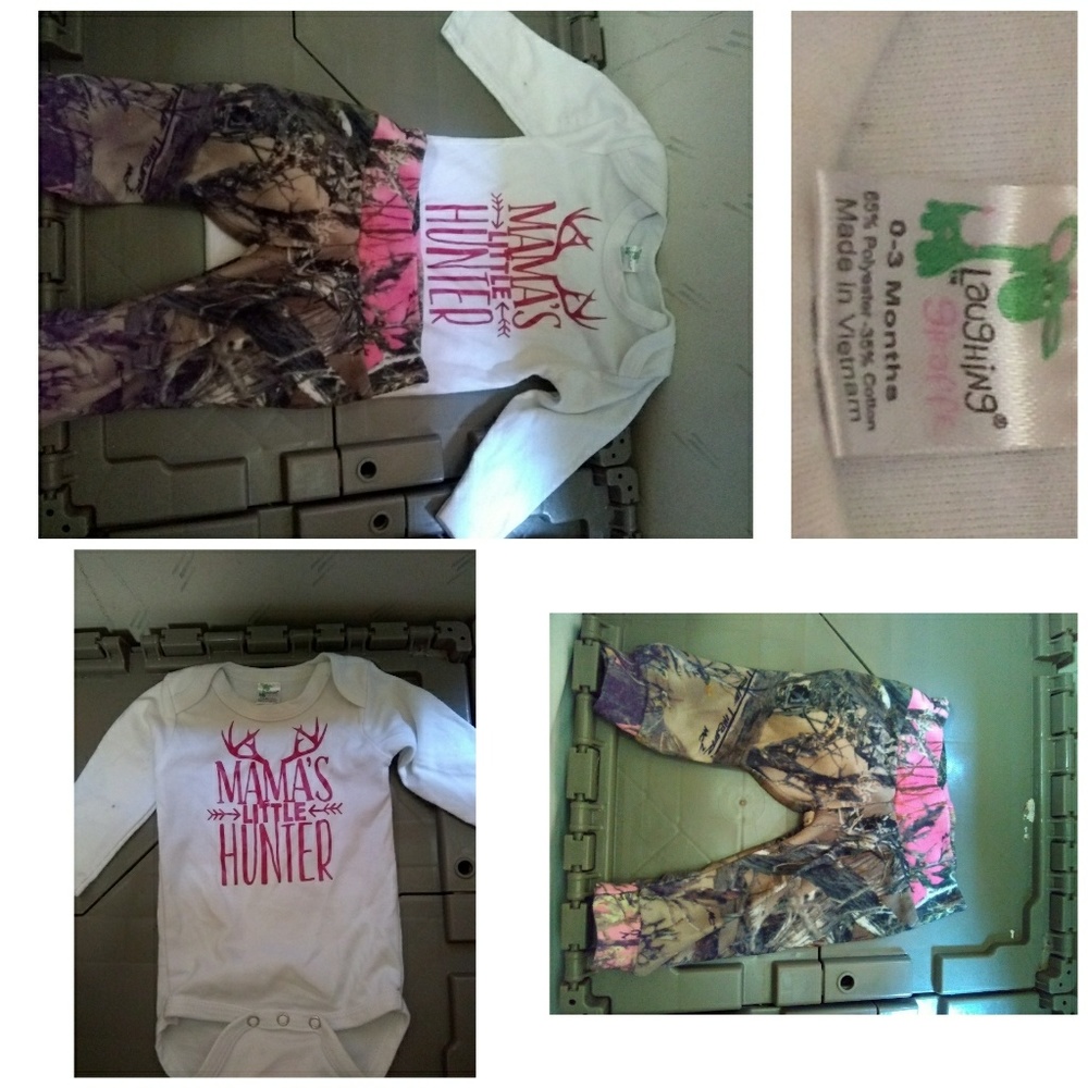 Camo Girl Outfit Lot